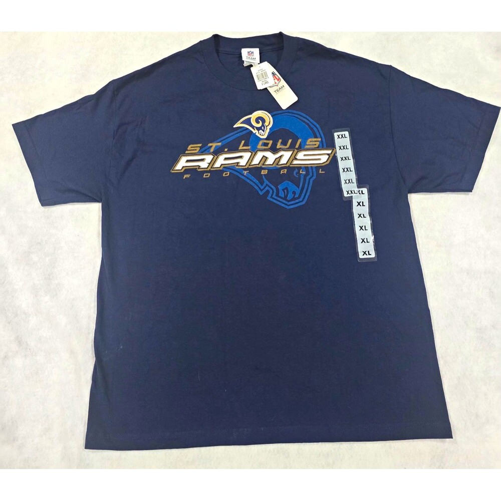 Vintage St Louis Rams Shirt NWT New Deadstock Y2K NFL Team Apparel XL